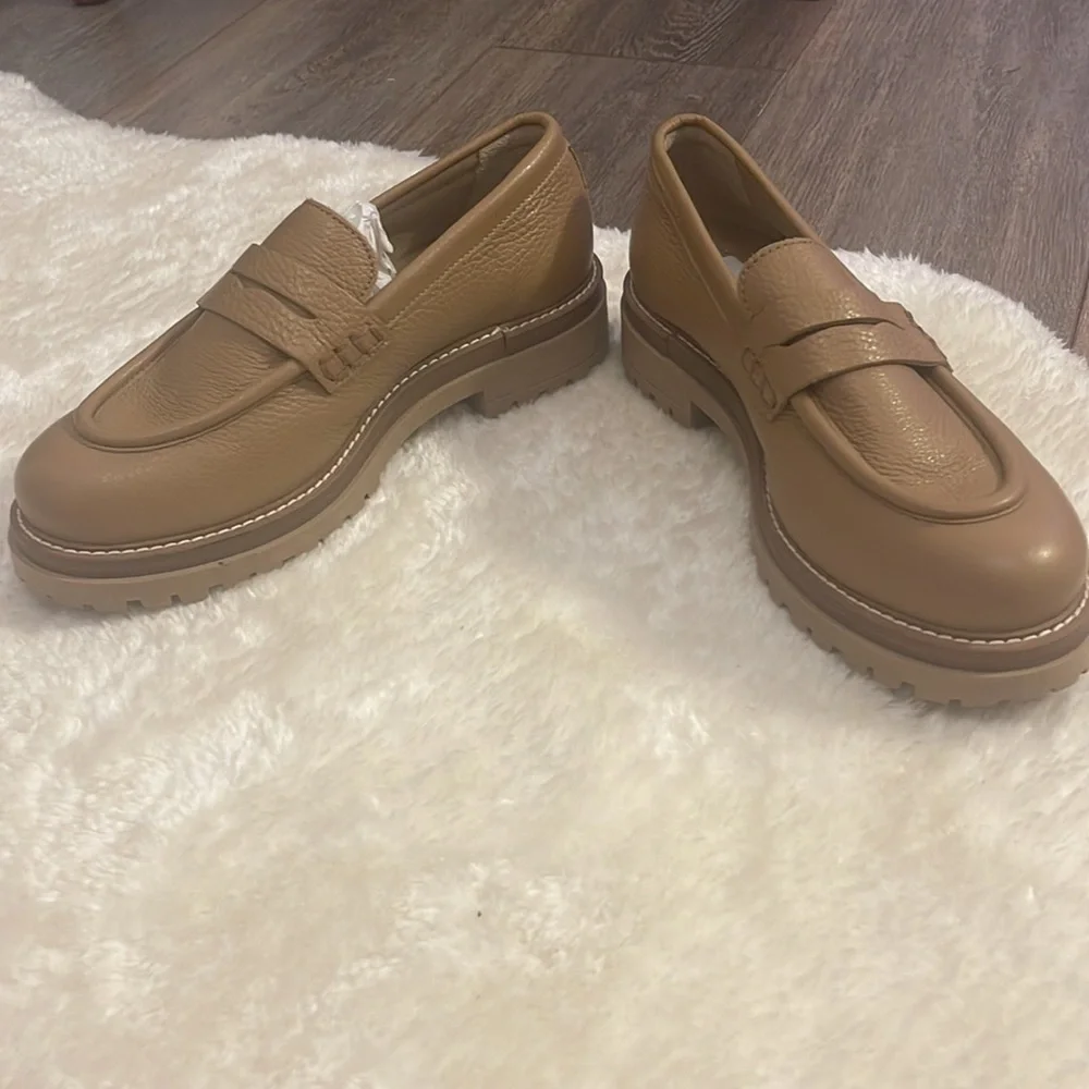 Reiss Beckton Brown Leather Loafers - Picture 6 of 8